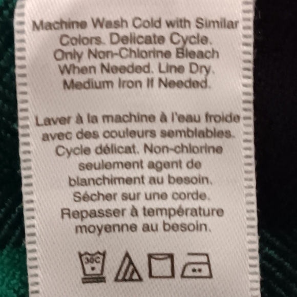 Coldwater Creek Green and Black Plaid Midi Dress 12P - Picture 11 of 11